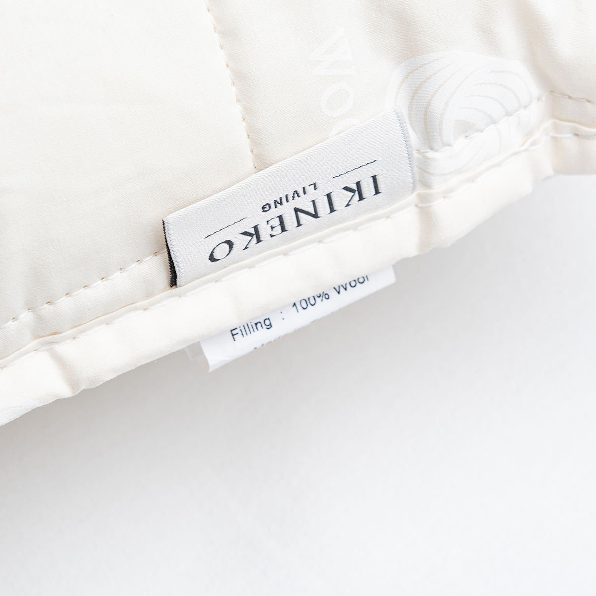 Natural Wool Pillow Size: 50x70 - Ikineko Living
